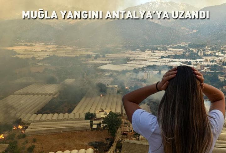 Alevler Muğla’dan Antalya’ya sıçradı: Orman yangınların son durum!