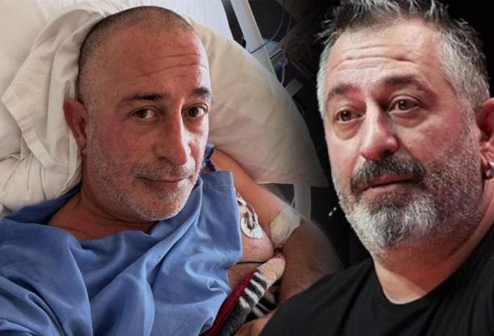 KALP KRİZİ GEÇİREN CEM YILMAZ HASTANE ODASINDAN SEVENLERİNE SESLENDİ! İŞTE SON HALİ VE O MESAJI