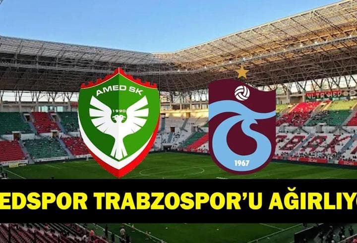 AMEDSPOR TRABZONSPOR HANGİ KANALDA? Süper Lig Amedspor Trabzonspor Maçı Saat Kaçta, Ne Zaman? İşte Maç Kadrosu...