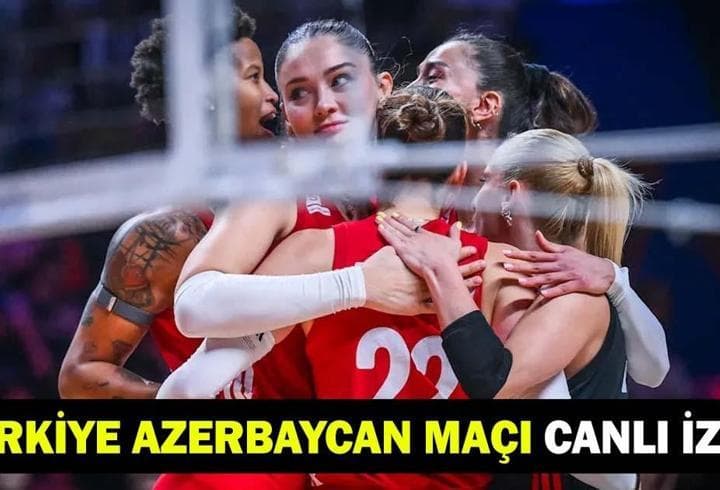 TÜRKİYE - AZERBAYCAN VOLEYBOL MAÇI CANLI İZLE | Filenin Sultanları son 16 maçı TRT 1 şifresiz izleme ekranı