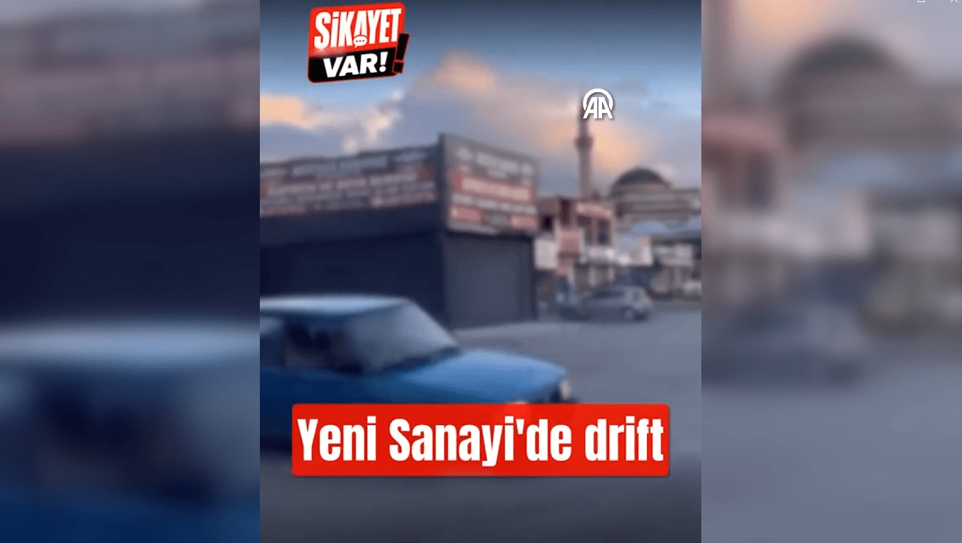 Kayseri'de drift atan sürücüye 140 bin lira ceza uygulandı