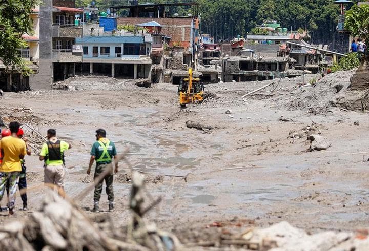 Nepal'deki selde can kaybı bin 100'ü aştı