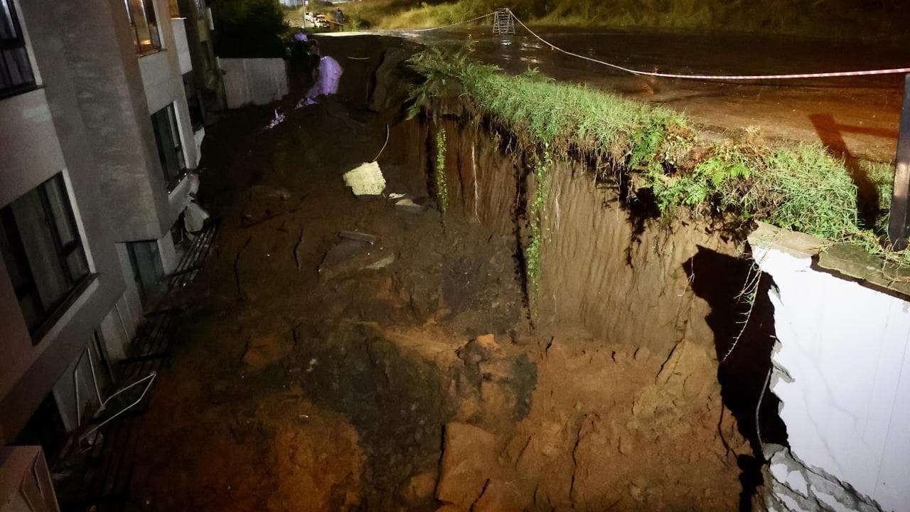 Trabzon'da sağanak etkili oldu