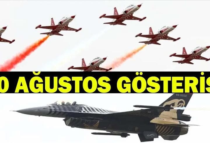 SOLOTÜRK, TÜRK YILDIZLARI UÇUŞ GÖSTERİSİ 2026 | SOLOTÜRK, Türk Yıldızları 30 Ağustos gösterisi ne zaman, saat kaçta, nerede?