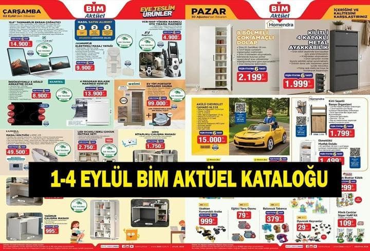 BİM 4 Eylül Aktüel Kataloğu Yayınlandı! BİM'de Bu Hafta Neler Var? Cam Turşu Kavanozu, Krep Tava ve Daha Fazlası! İşte 1-4 Eylül BİM Aktüel Kataloğu